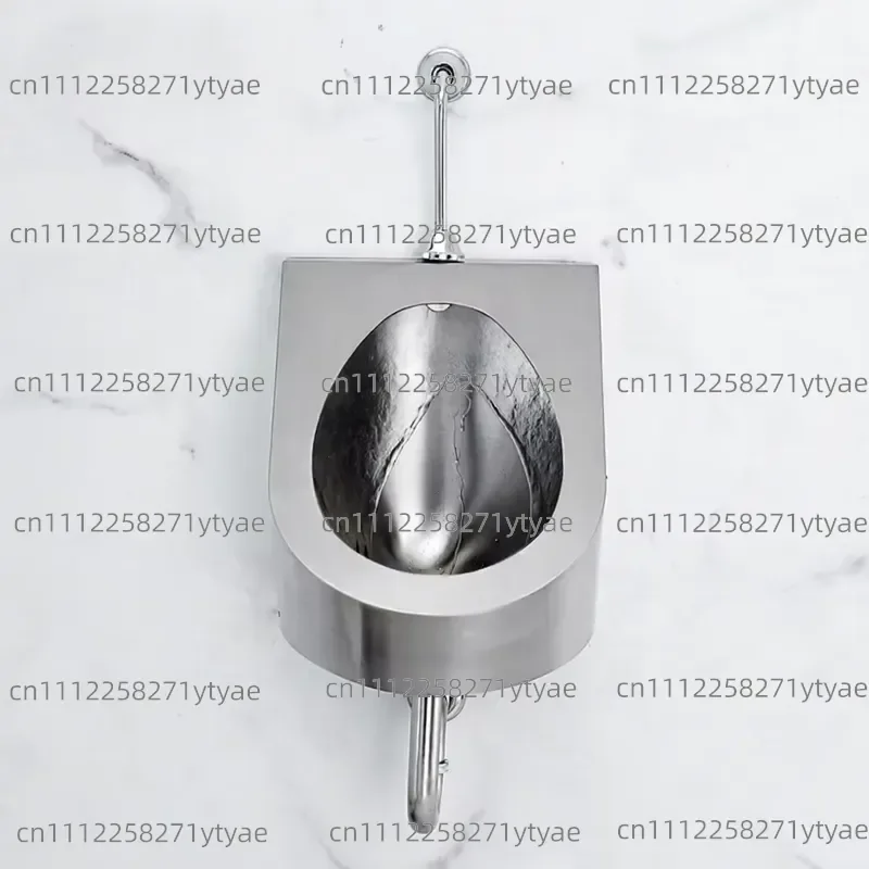 Bar KTV Public Bathroom Wall-mounted 304 Stainless Steel Urinal with Tray