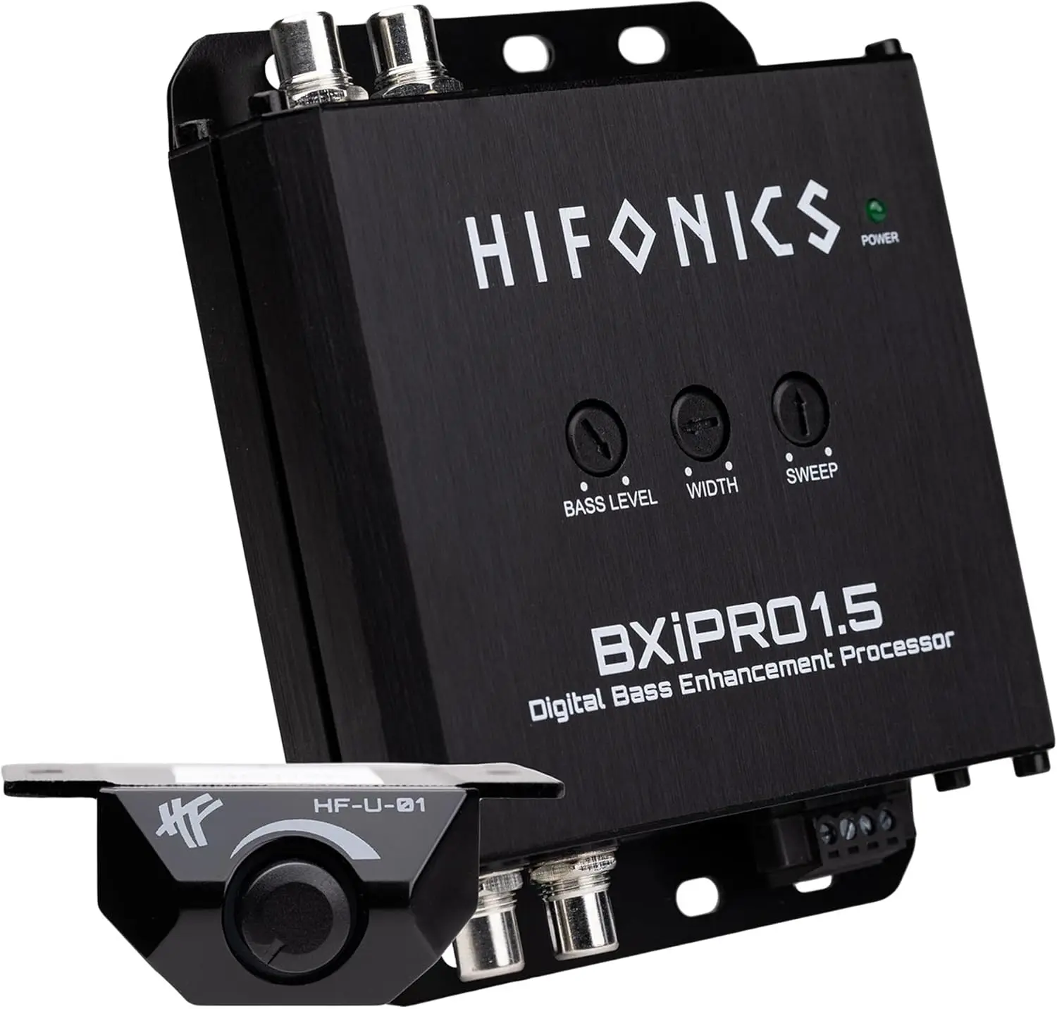 

Bass Enhancer Processor with Dash Remote, Universal Subwoofer Integration, Noise-Free Audio
