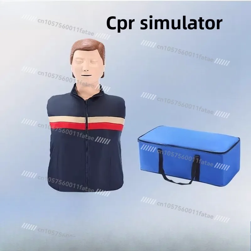 Resuscitation Simulator Model, Respiratory First Aid Training Rubber Dummy