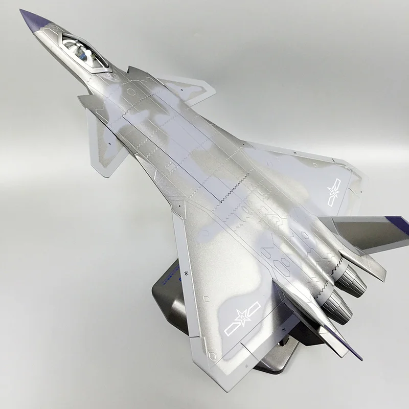 

1:48 Scale AVIC J-20 Fighter Stealth Aircraft Military Combat Alloy Die Casting The Plane Model Collecting Toy Gifts