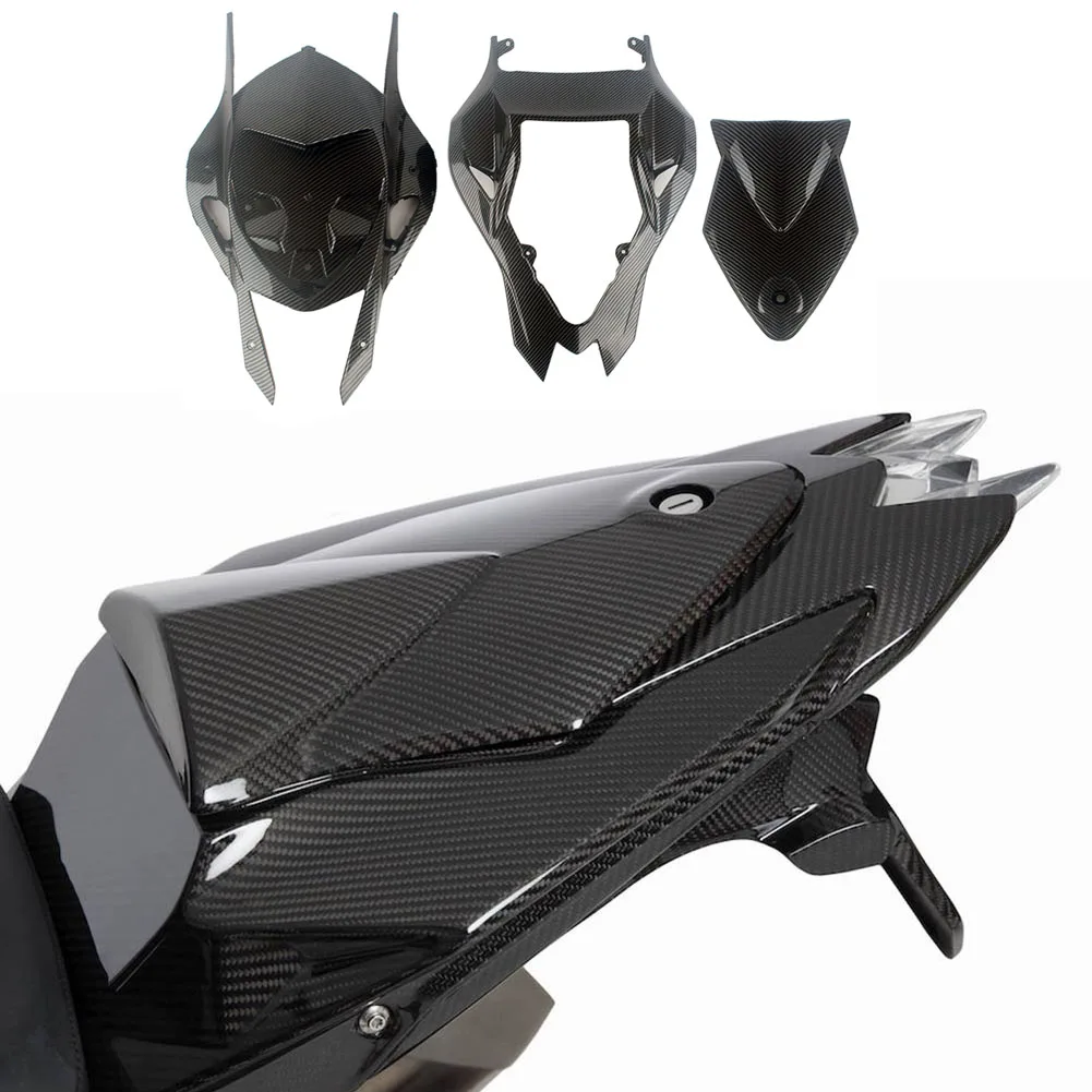 

Glossy Black/Carbon Fiber Printed Motorcycle ABS Injection Tail Section Fairing For BMW S1000RR 2009 2010 2011 2012 2013 2014
