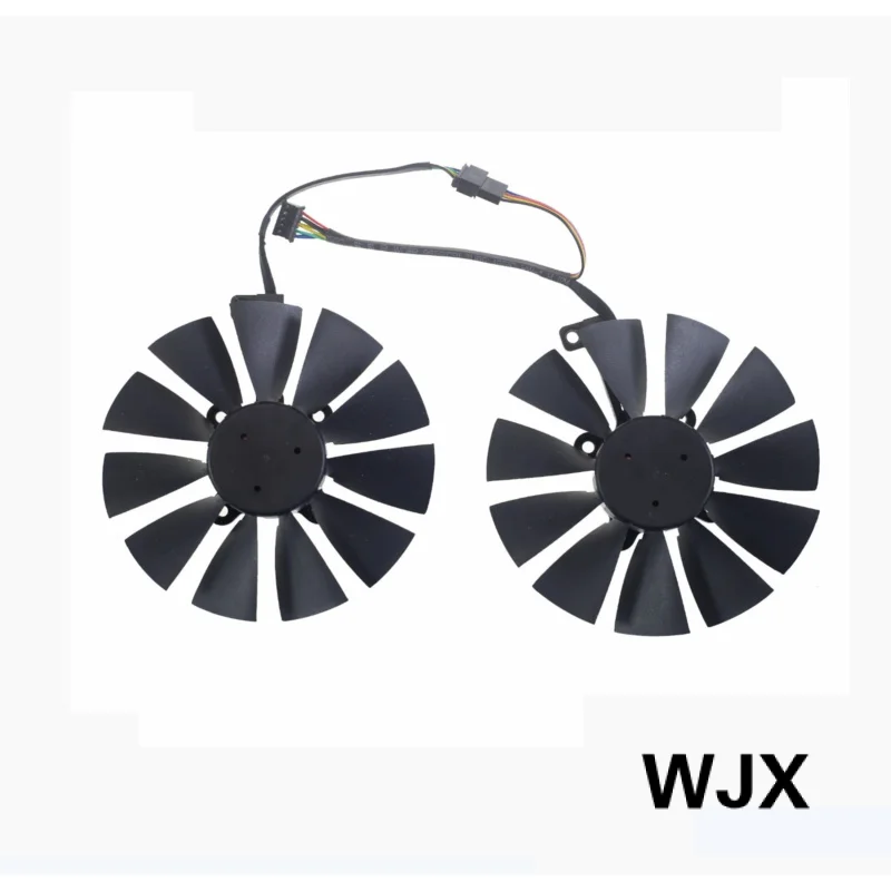 1set 95MM T129215SU Graphics card fan For ASUS STRIX GTX970 R9 380 Dual Fan 5Pin