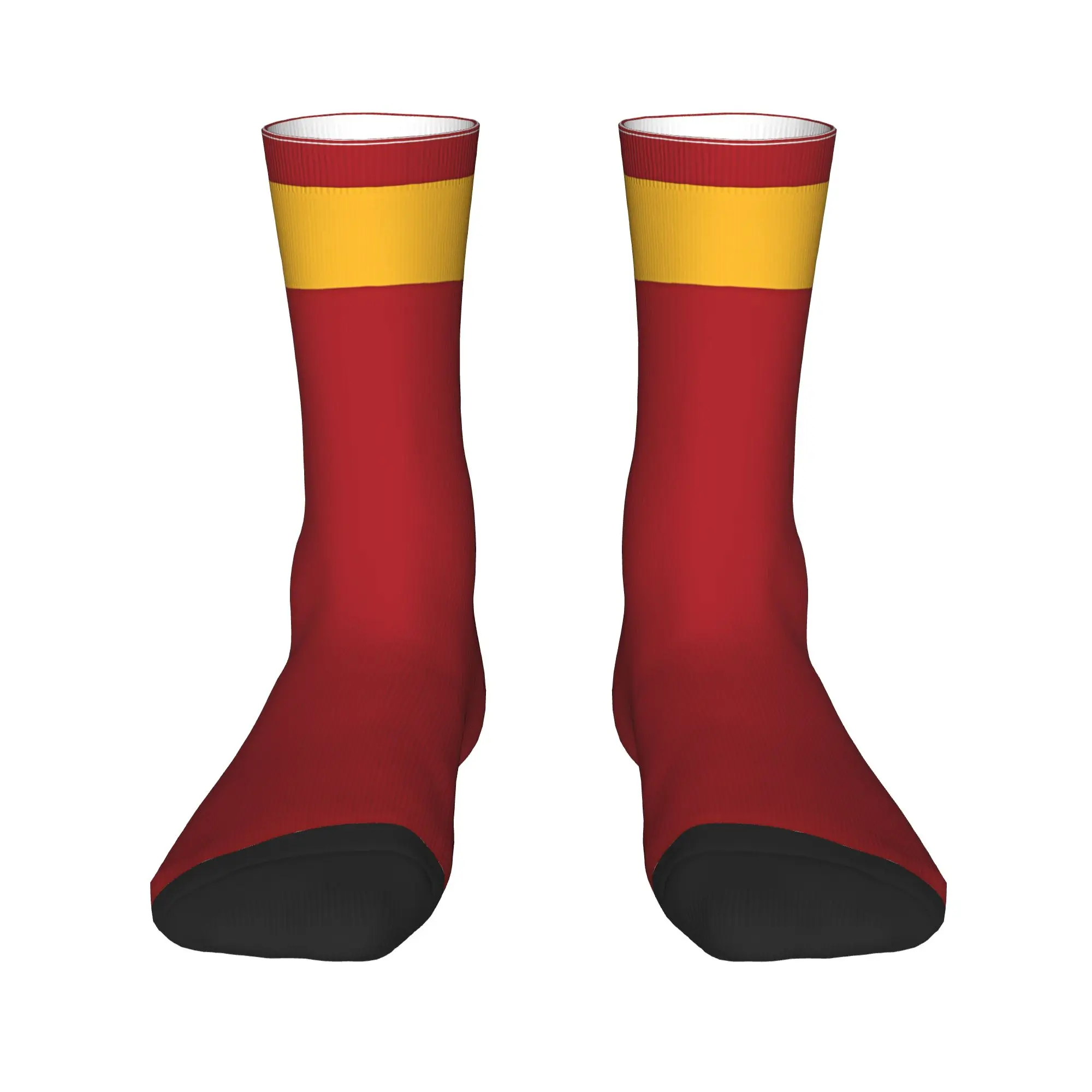 Spain Flag Socks Spring  Stockings Modern Unisex Men Soft Socks Custom Outdoor Non Slip Socks