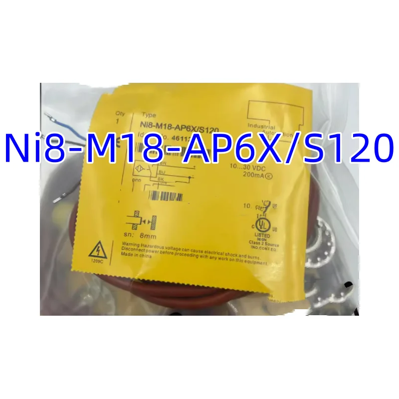 New Original Genuine Proximity Switches   Ni8-M18-AP6X/S120    Ni8-M12-AD4X   Ni8-M12-VP6X    NI8-M18-RP6X