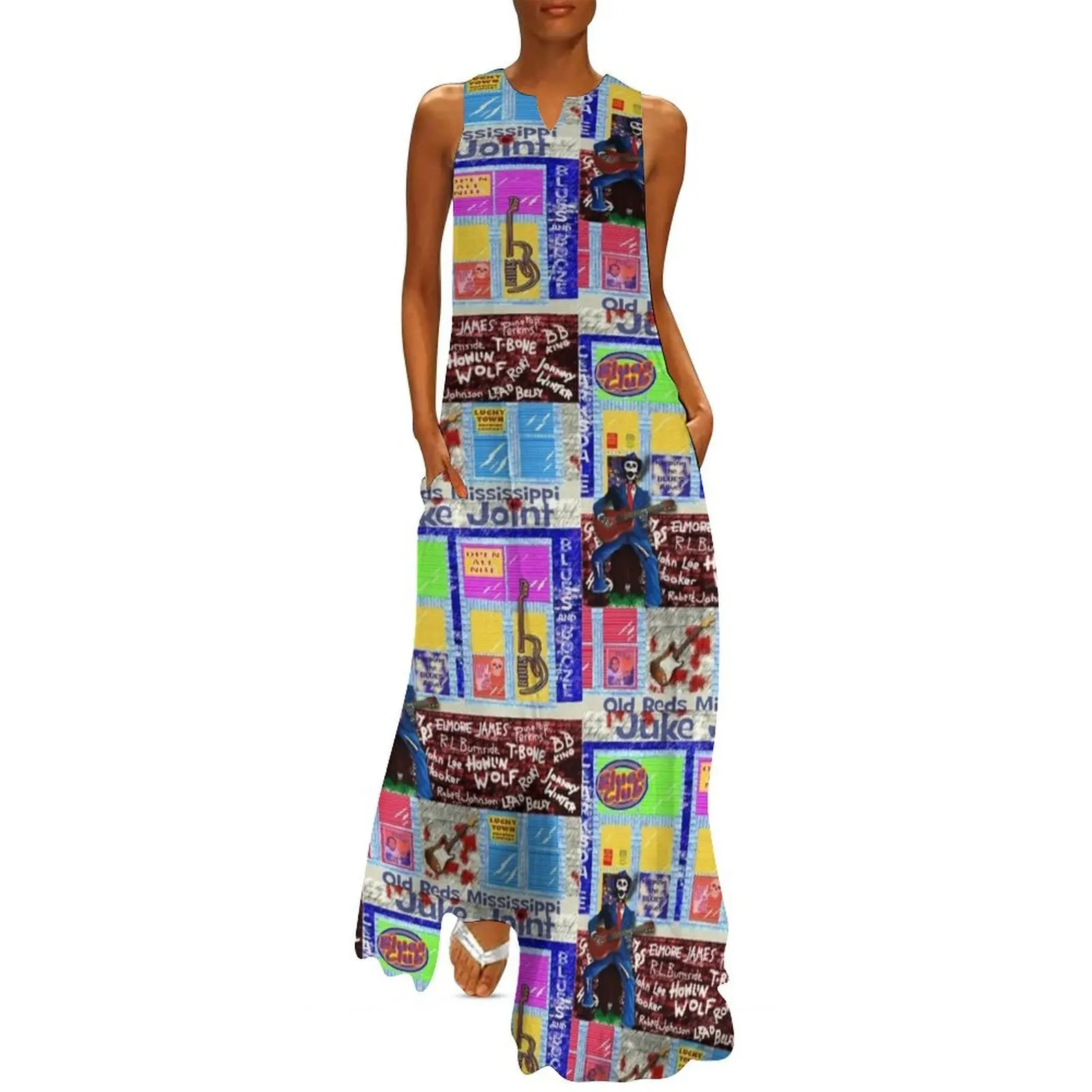 

HOME OF THE BLUES Long Dress dresses summer woman 2025 ceremony dresses dresses for woman women summer 2025