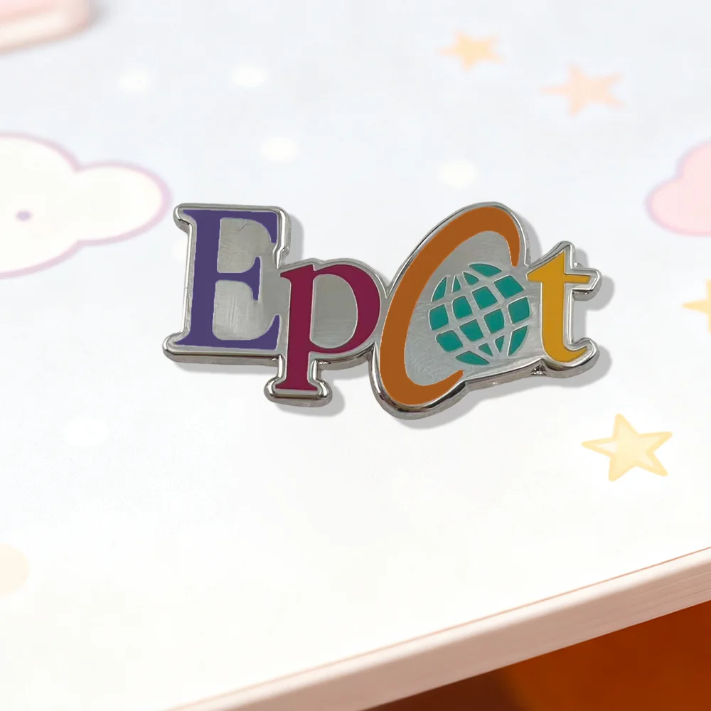 Epcot-Themenpark-Abzeichen, Future World-Brosche, Cartoon-Anstecknadel mit englischen Buchstaben, hochwertige Anstecknadel für Rucksäcke, kleines Accessoire, ideales Geschenk. – Detail 4