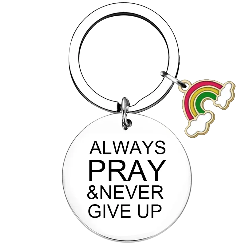 Hot Religious Keychain Bible Verse Scripture Quote Christian Key Rings Inspirational Religious Gifts