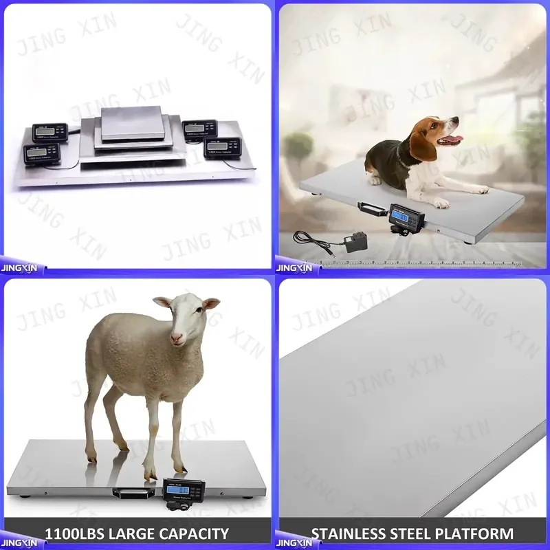 custom for Digital Pet Scale 150KG 300KG Large Veterinary Weighing Platform Stainless Steel Electronic Postal Scale High
