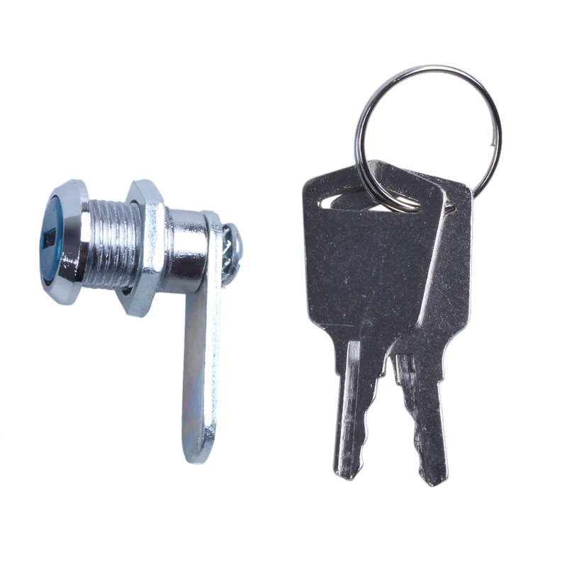 AB42-6X Cam Lock Desk Drawer Lock 16MM + 12 Keys For Arcade Cupboard Mailbox File Cabinet
