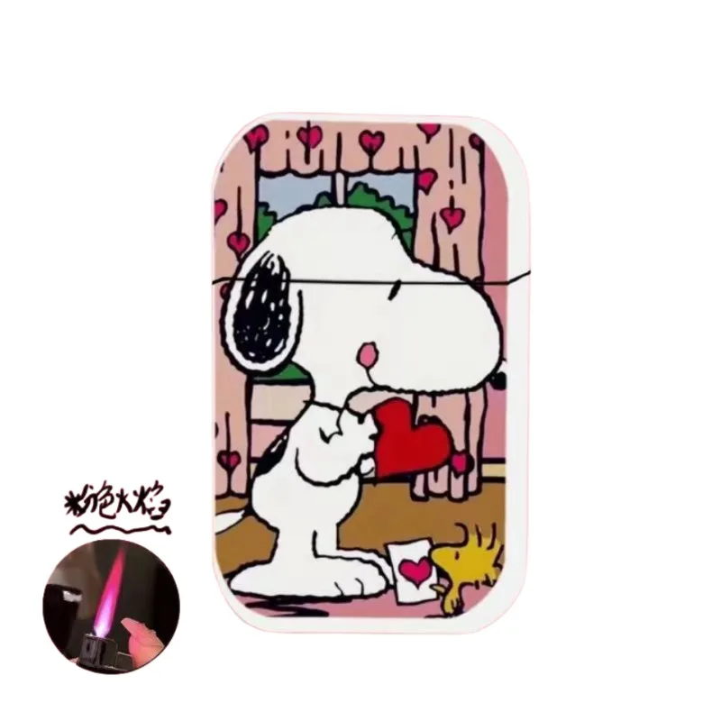 Snoopy animation peripheral creative cartoon cute puppy pattern windproof lighter fashionable and good-looking gift for boys