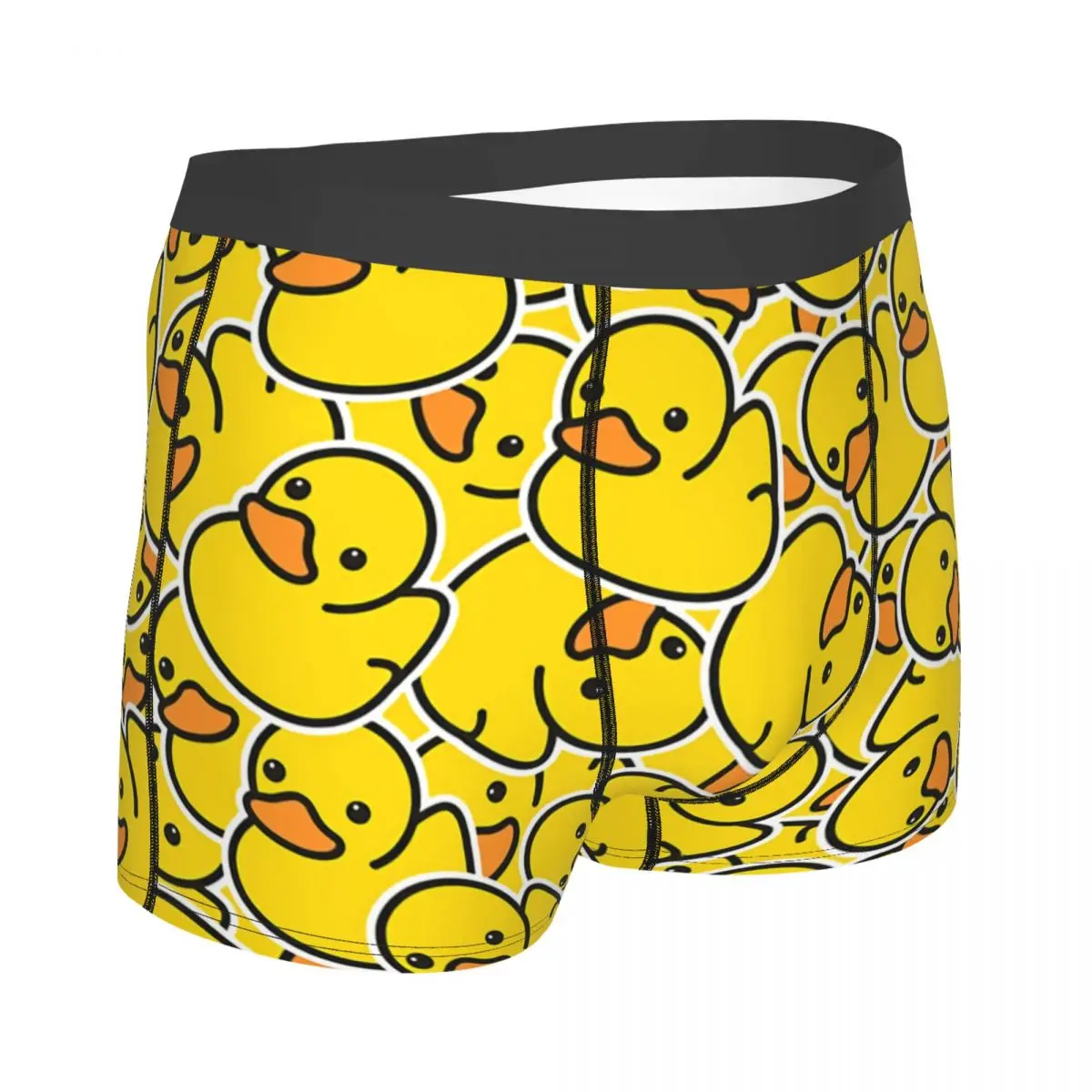 Yellow Classic Rubber Duck Underpants Homme Panties Man Underwear Comfortable Shorts Boxer Briefs