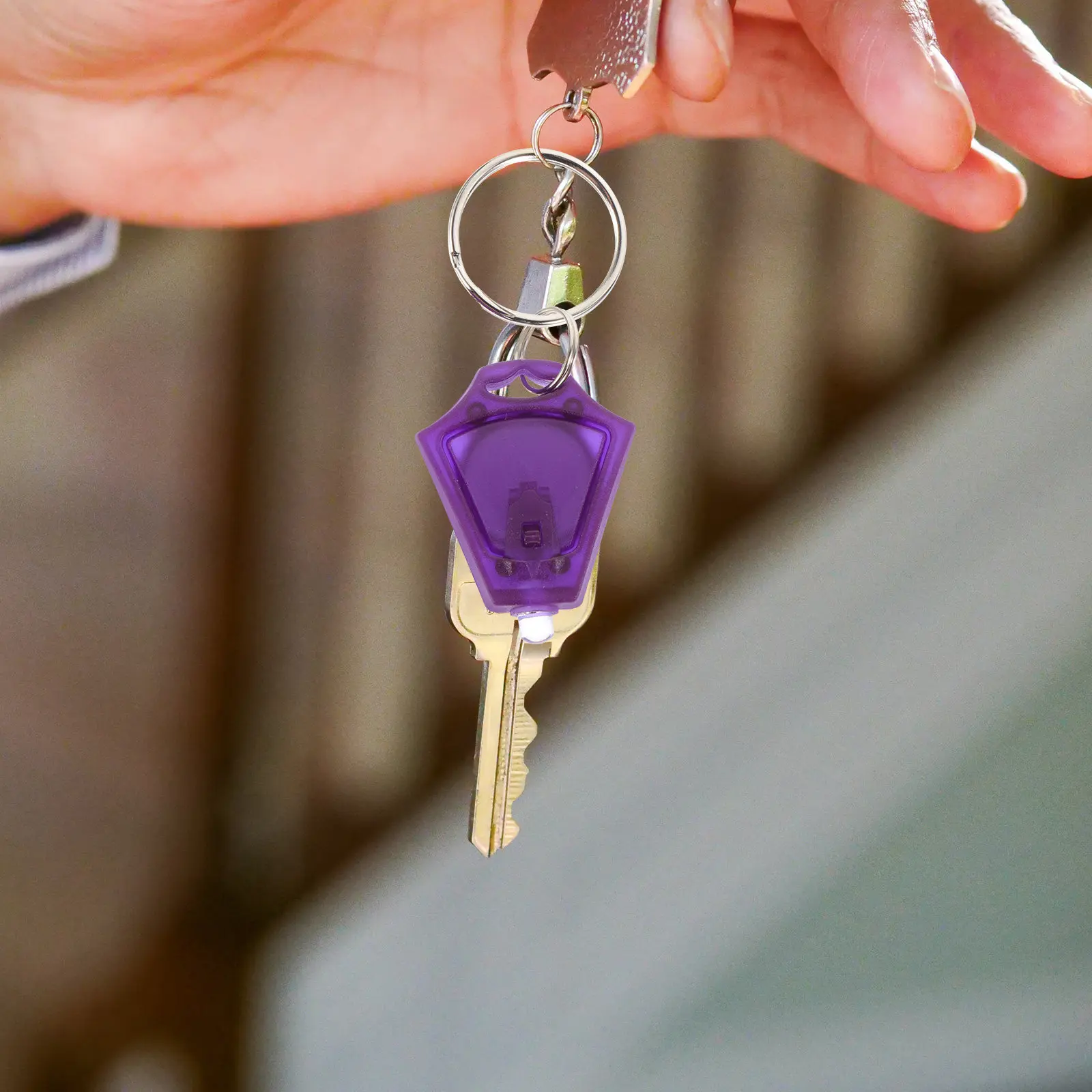 

5Pcs LED Counterfeit Keychain Flashlight Portable Money Identify Light for True False Bill Check Daily Life Pocket