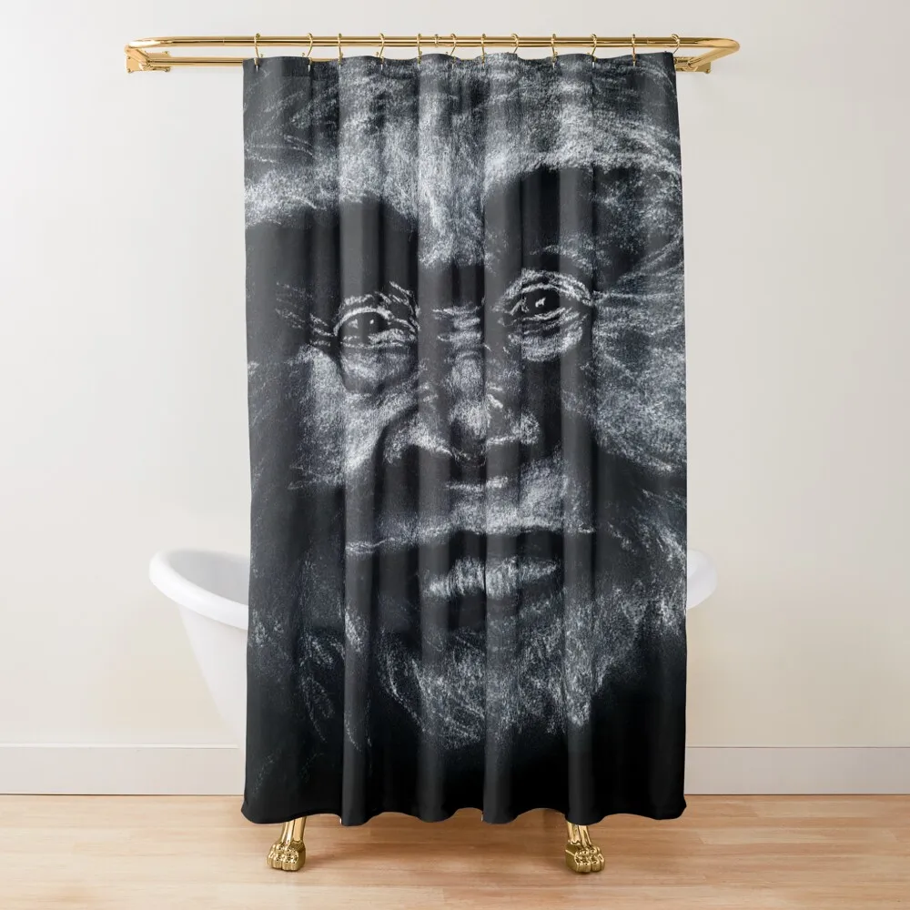 

River - Lady Sasquatch Shower Curtain Anti-Mold Waterproof Shower Bathroom For Shower Bath Curtain