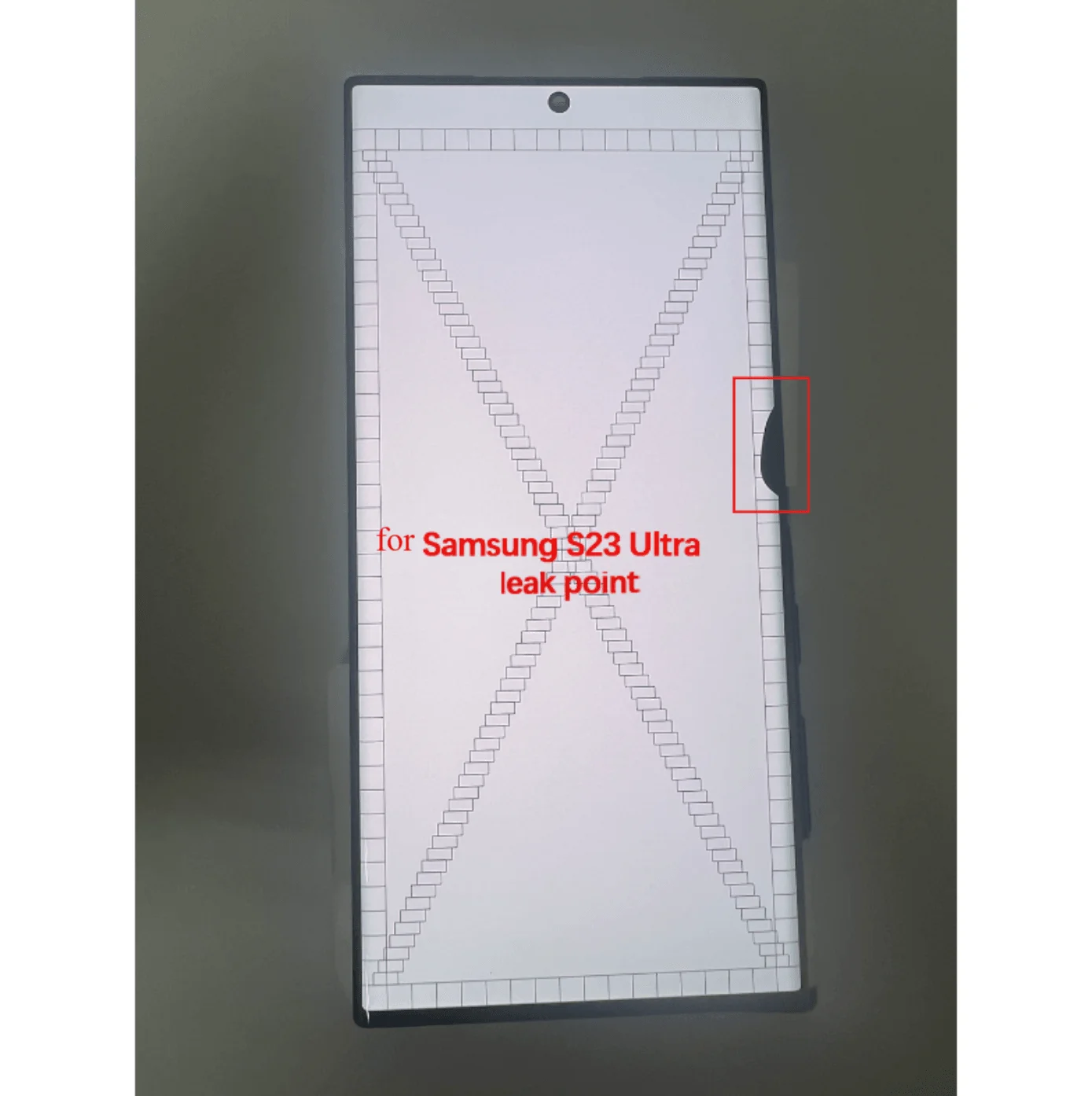 Met Dot, geschikt voor Samsung Galaxy S23 Ultra LCD S918 S918F S918U AMOLED-scherm, vervangend LCD-display, defect.