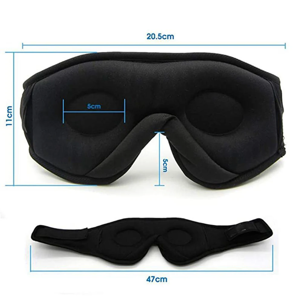 Mask For Sleep Headphones Bluetooth 3d Eye Mask Music Play Sleeping Headphones With Built-in Hd Speaker JJ3110