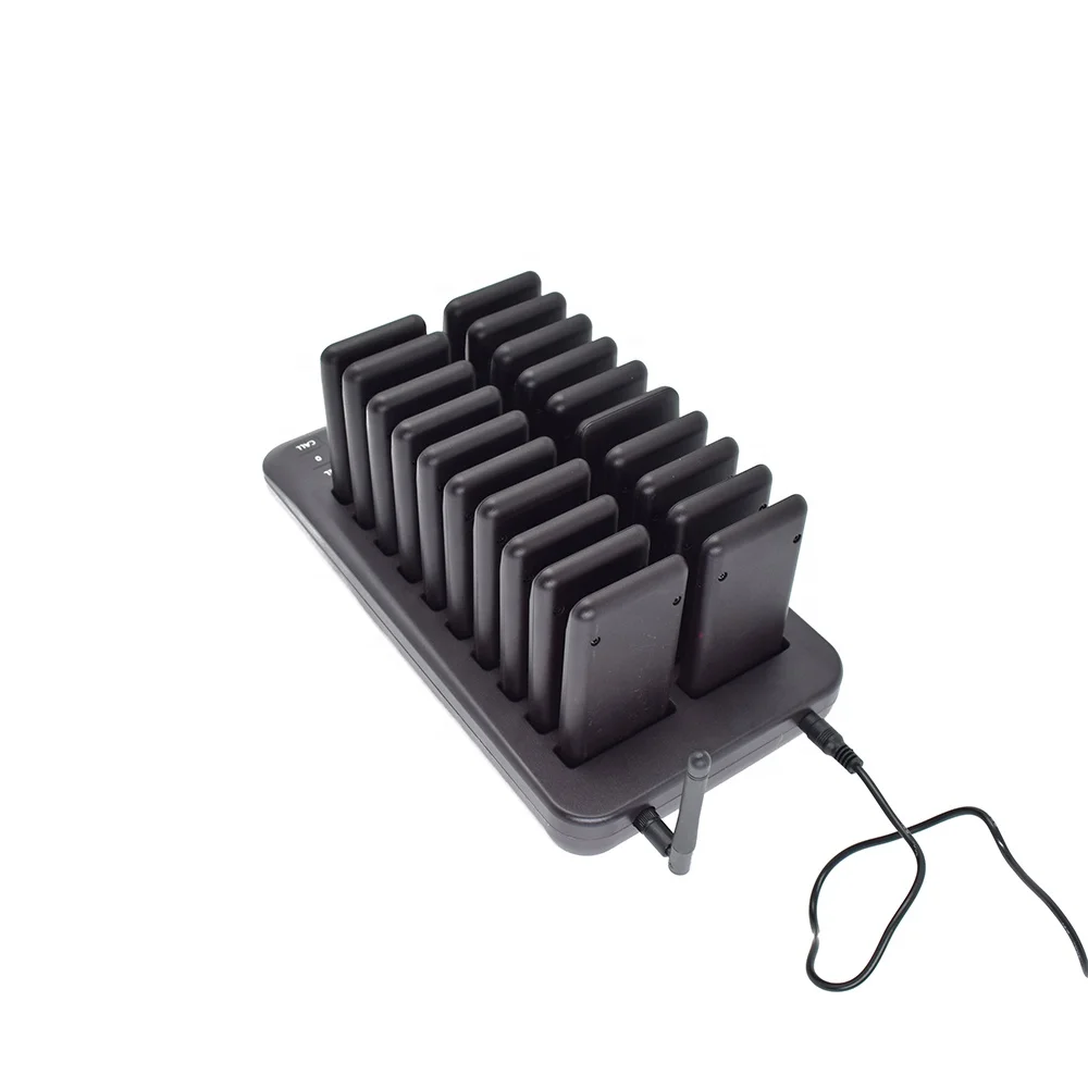 

Hot Selling 20pcs Pagers and One Basement 800m Wireless Distance Pager for Restaurant Queue