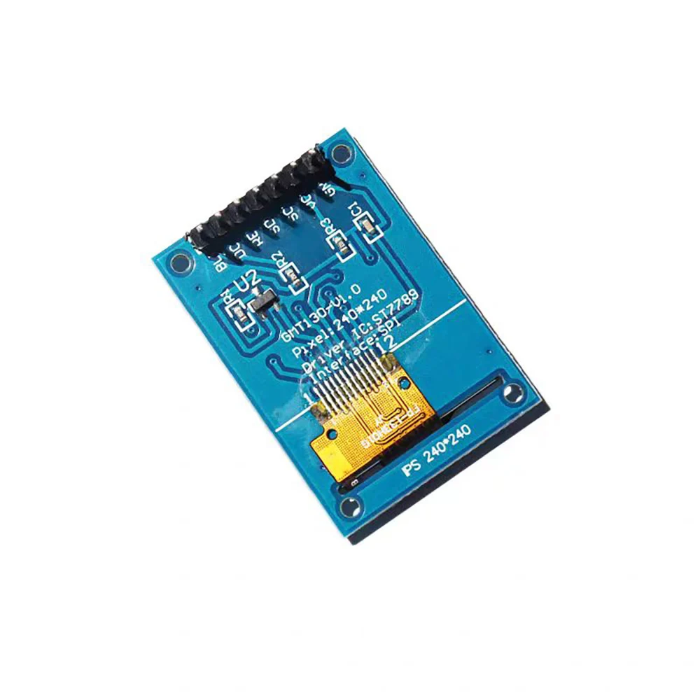 Módulo de tela LCD IPS de alta definição com display TFT colorido de 1,3 polegadas Chip 240x240 ST7789
