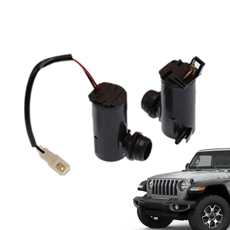 Automotive Replacement Windshield Washer Pumps Effective Water Spray Motor Accessories With Wire Safe Driving Sturdy Windshield