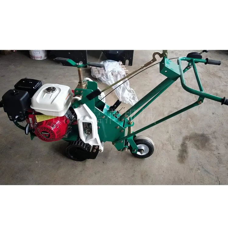 HCY Hand-pushed turf mower, multi-functional lawn mower, small turf shovel