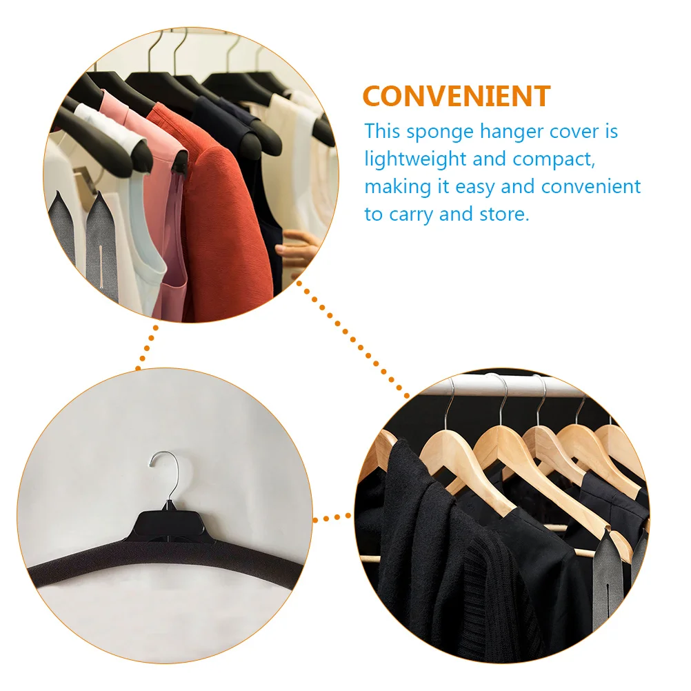 50 Pcs Non Hanger Sponge Hangers Screen Covers Slip Foam Strips Suit