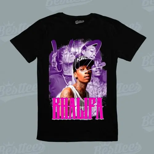 WIZ Khalifa American Singer HIP-HOP Rap Artist Trap R&B Music Band Tee T-shirt