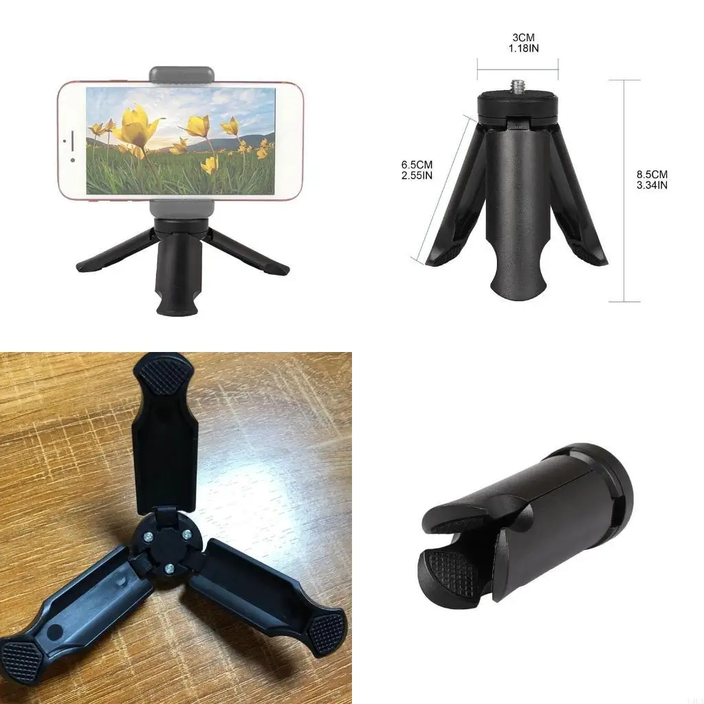 

U4LA Universal Mini Tripods Stand 1/4'' For Smartphone Action Camera Holding Monopod