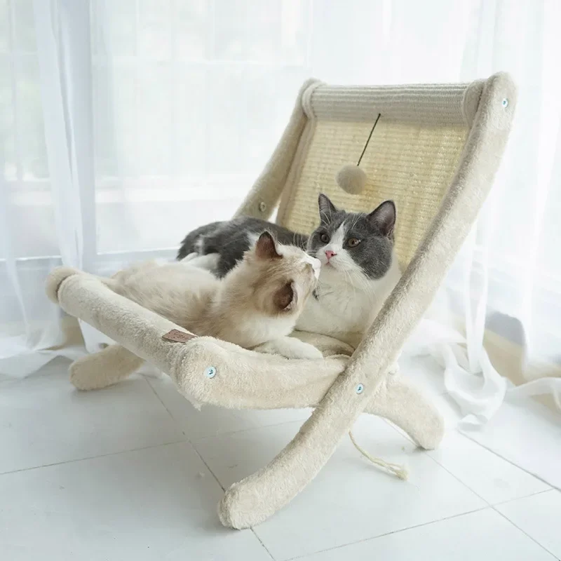 Sisal Cat tree House Climb pet Chair Hammocks Cat Scratch Board Four Seasons Cat Litter Grinding Claws pet Toys