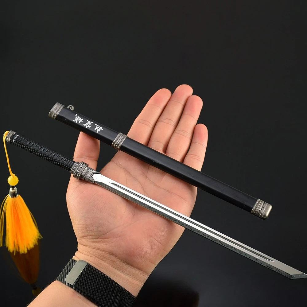슬래시 신 30cm/11.8in 훈련 검 무기 모델 Katana 애니메이션 주변기기 남자 친구 선물 파티 용품 Collectible Desk Toys