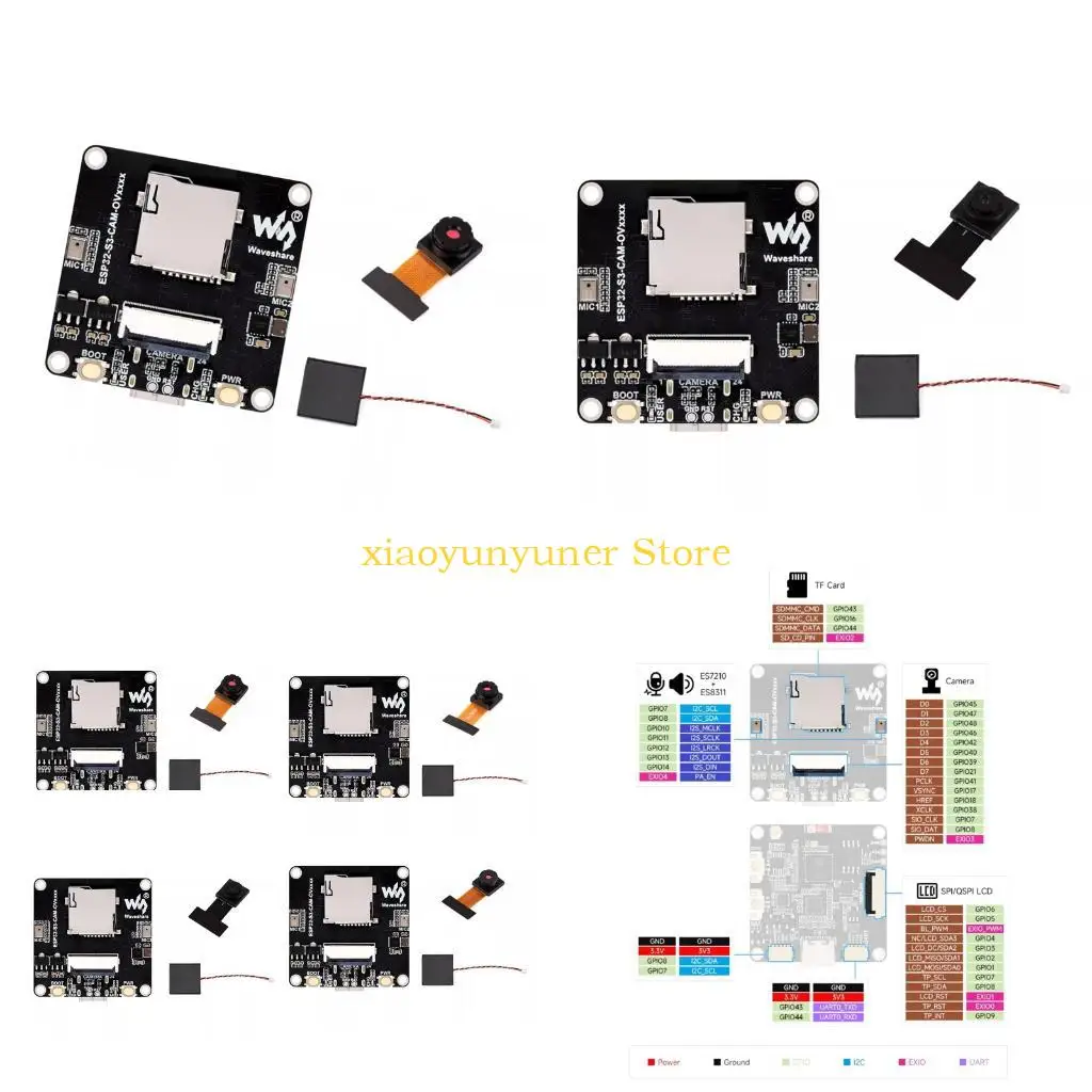 

P9JB S3 AIoT Camera Development Board 8MB PSRAM For Artificial Imaging Recognition And Voice Interaction