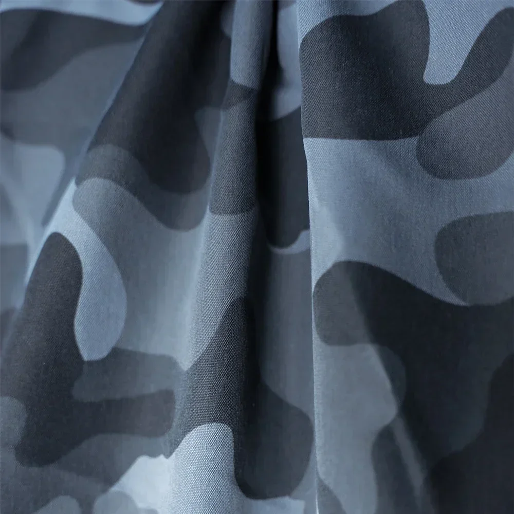 Shorts cargo masculino com estampa de batimento cardíaco EKG – design tático de 4 bolsos com tecido antirrugas de secagem rápida e pontos de estresse reforçados