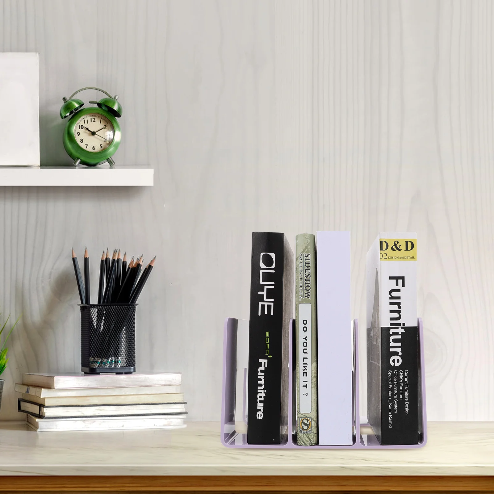 

Bookends Clear Holder Rack Organizer Organization Desk Holders Organizers Cute Shelf