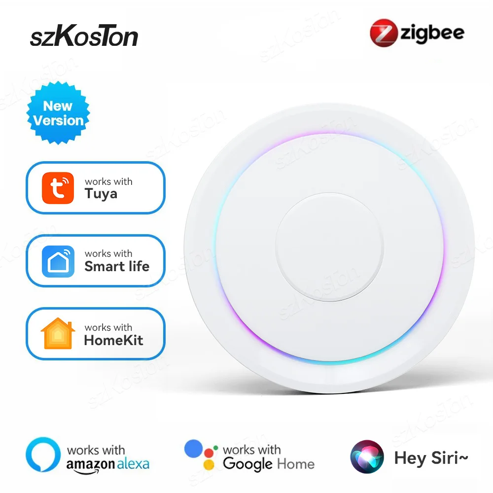 HomeKit Zigbee Hub Gateway Smart Home WiFi Wireless Wired Bridge Tuya Smart Life funziona con Apple HomeKit Alexa Google