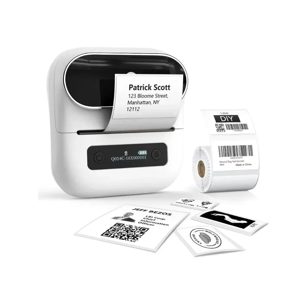 GlowMart phomemo printer Wireless thermal receipt self-adhesive barcode printer Portable DIY label printer