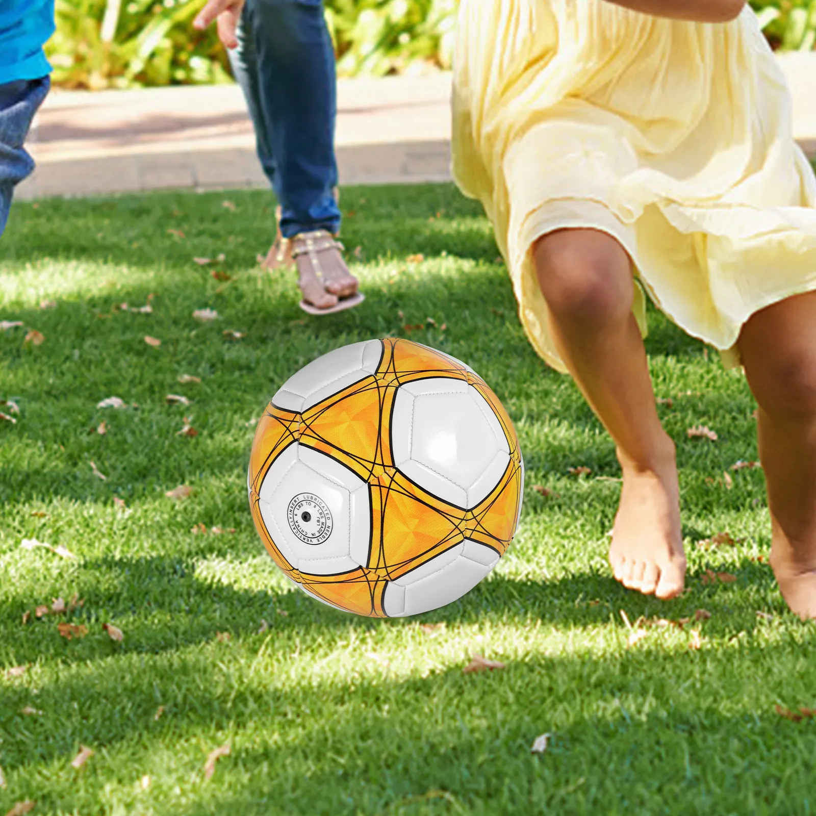 

1 шт., футбольный мяч размера 5, прочный тренировочный футбольный мяч для детей, для занятий спортом на открытом воздухе, легкий, износостойкий, маленький футбольный мяч