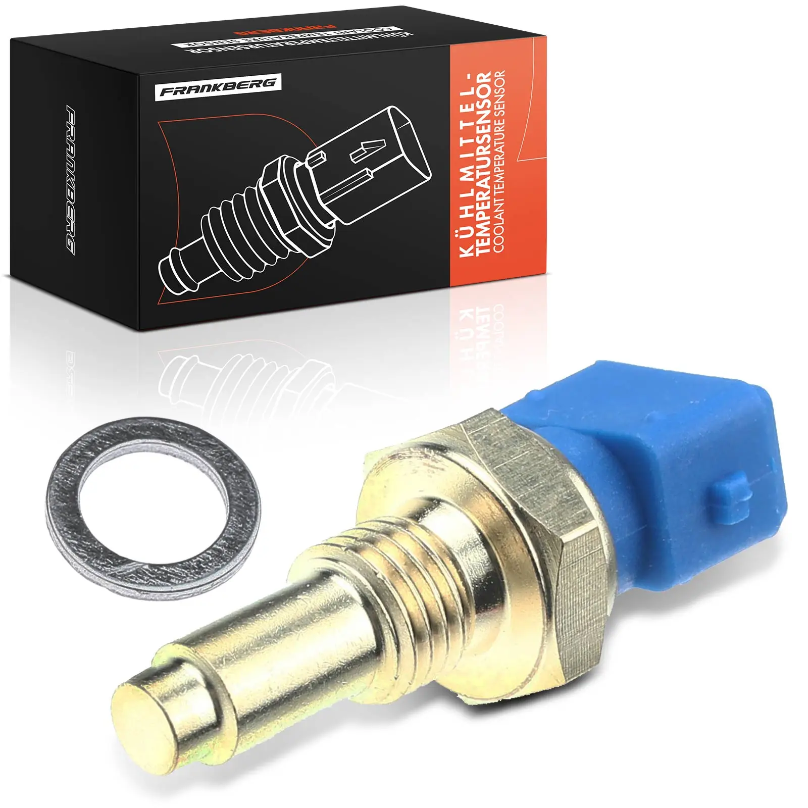 Frankberg 1x Koelvloeistoftemperatuursensor voor Fiat Croma Ducato Panda Punto Seicento Strada 7695581 46477022 7547977 470079800