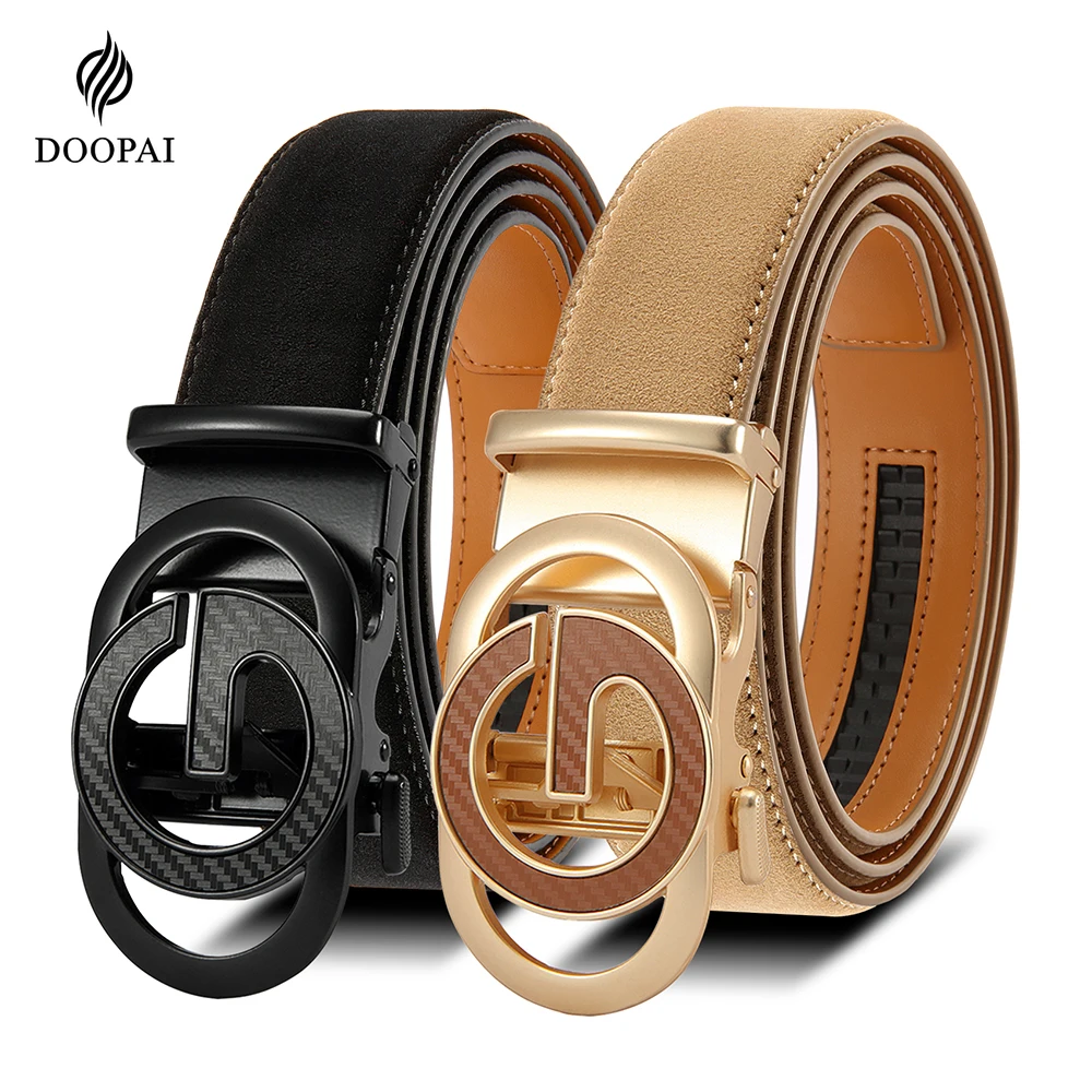 

Мужской деловой кожаный ремень с классической пряжкой из сплава, высококачественный повседневный модный регулируемый ремень с защелкой