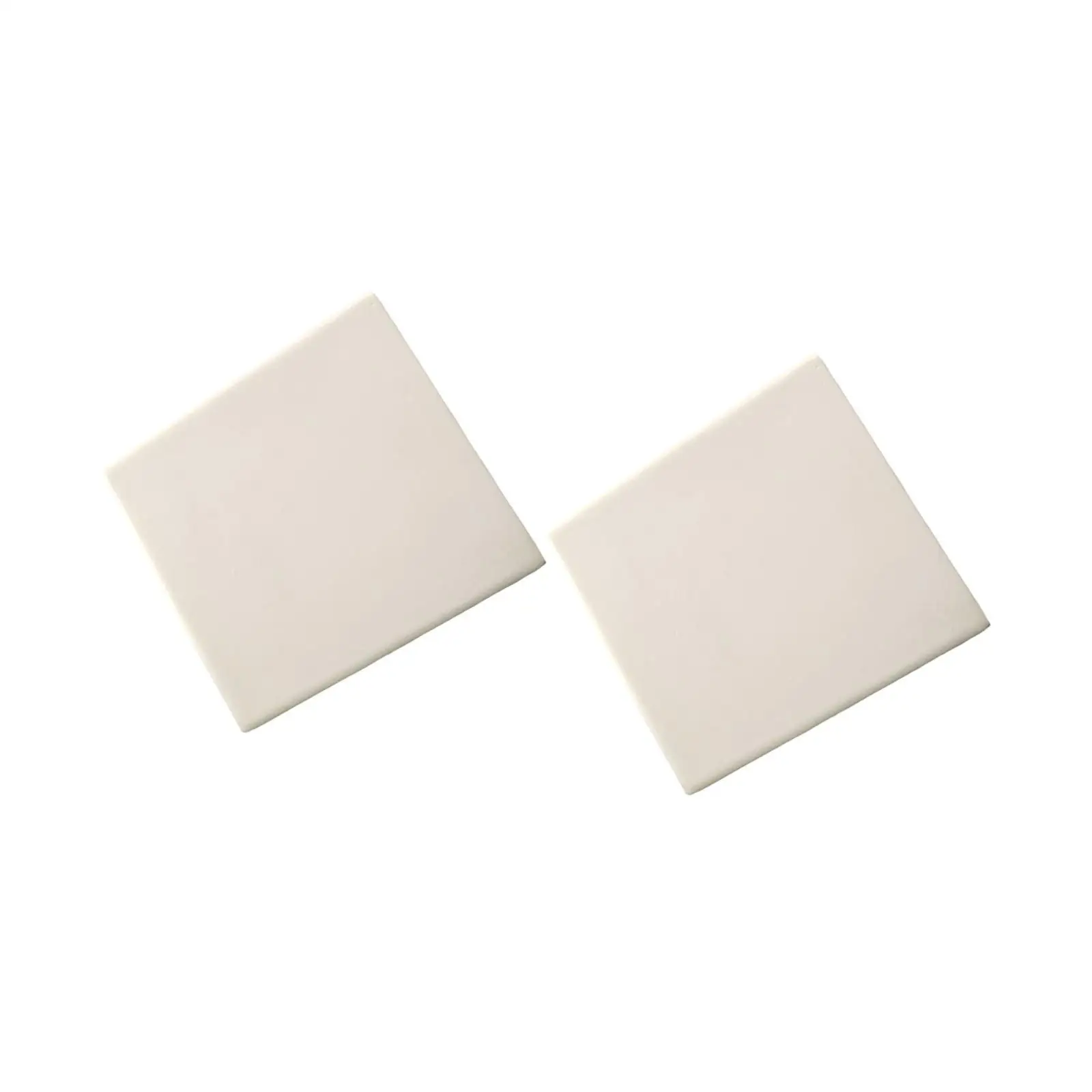 2 adet Döşeme Köpük Minderler Sandalye Minderleri Beyaz Yedek Kesilebilir Bellek Köpük Levhalar El Sanatları için Köpük Dolgu Levhalar