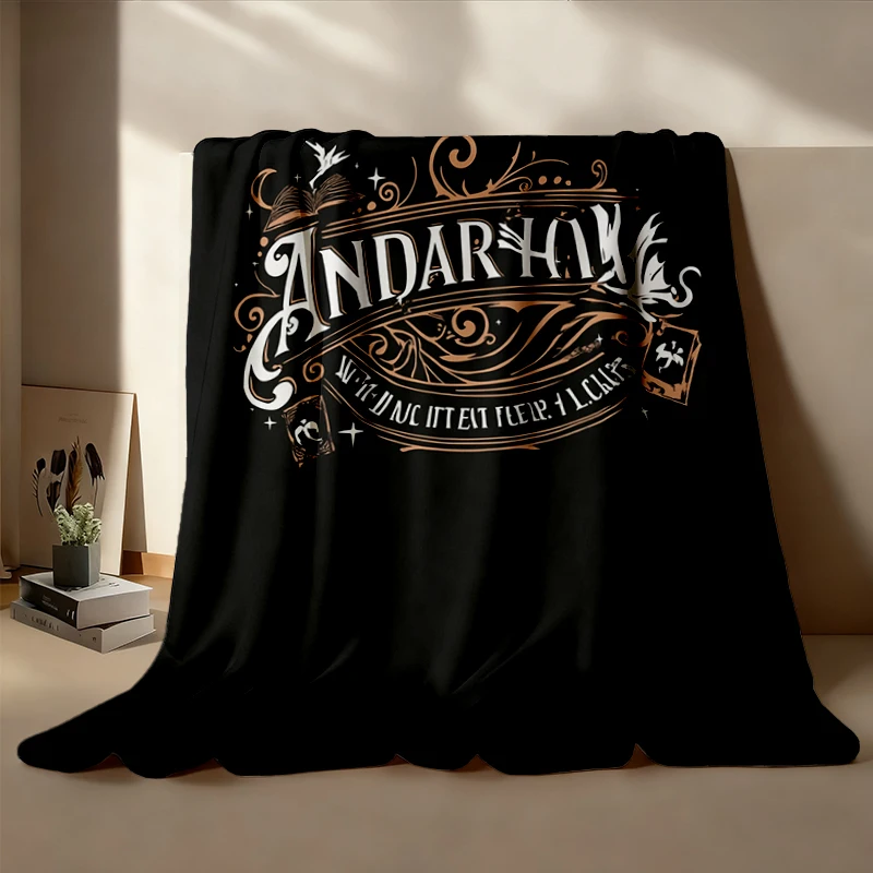 We Do Not Eat Our Allies Comfy Blanket, Andarna Fourth Wing Flannel Blanket, Dragon Flannel Throw