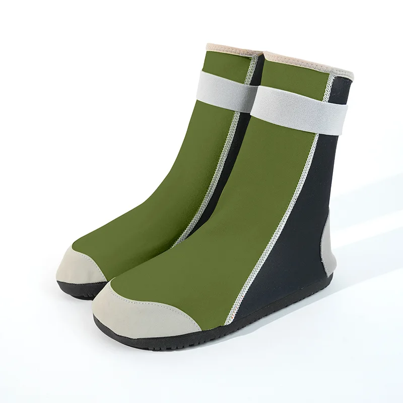 Chaussures aquatiques imperméables pour adultes et enfants, bottes de pêche aux pieds nus, chaussures de pataugeoire de plage en plein air, chaussettes de fitness intérieures, chaussures de yoga