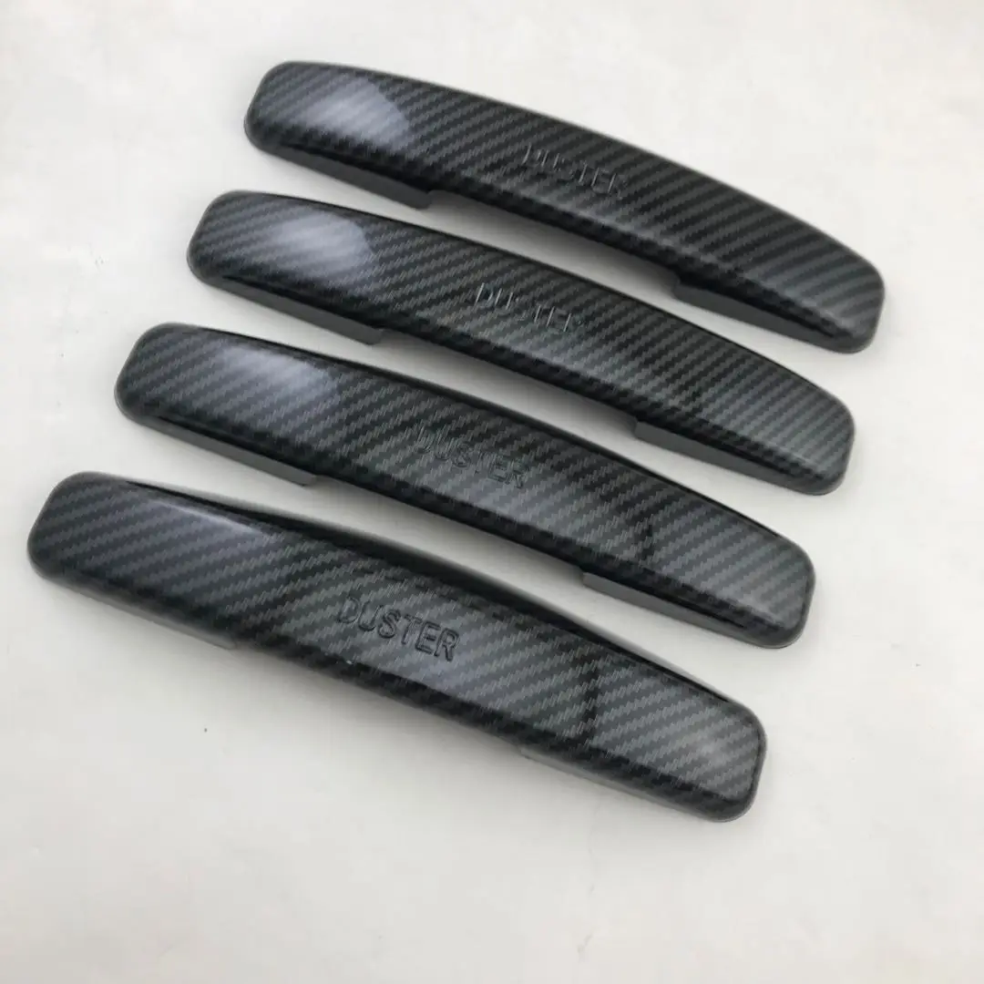 

2015-2020 For Renault Duster The high quality 4pcs Carbon fiber Door Handle Cover Auto Door handle Car Trim