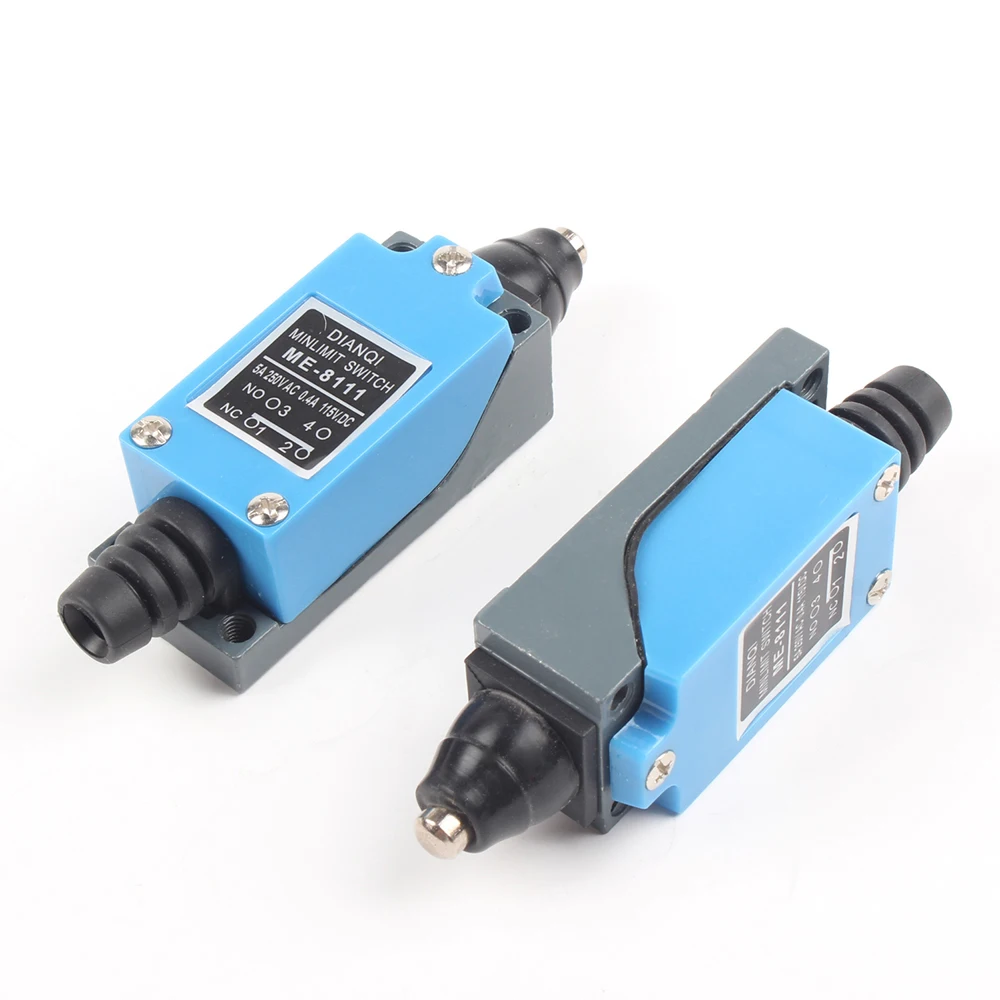 Momentary Limit Switch ME-8169 ME-8166 ME-8111 Rotary Lever NO NC Rotary Adjustable Roller Limit Switch ME-8169 8111  Lever CNC