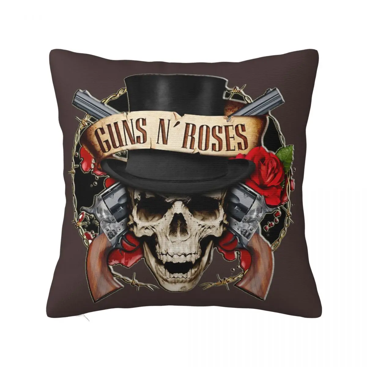 1Piece Pillowcase Cover For Bedroom guest room recreational vehicle vacation home Best Clear Design Of Guns N Roses Band