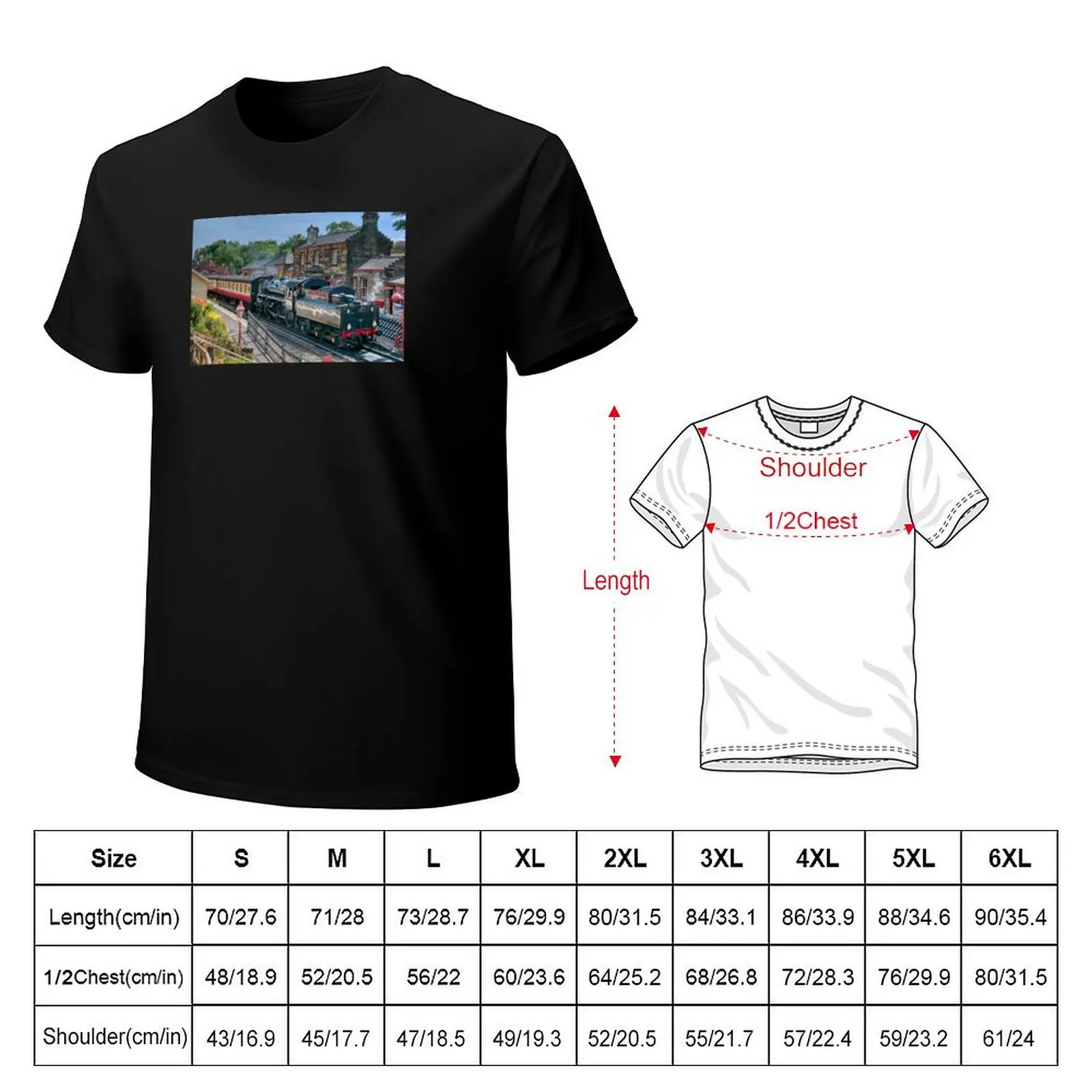 Goathland Station - North Yorkshire Moors Railway T-Shirt man t shirts for men T-Shirt