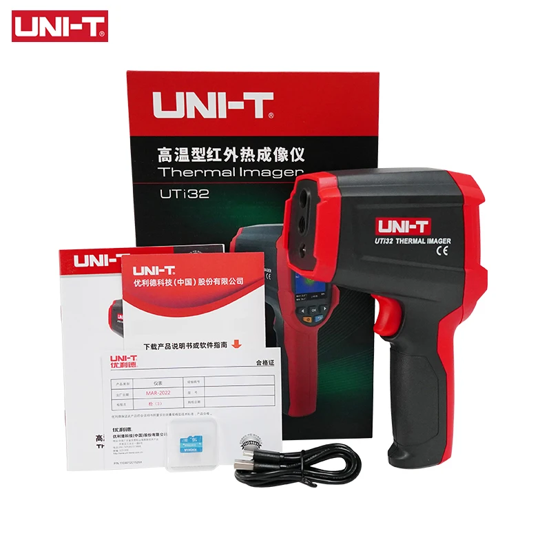 UNI-T Thermal Imager UTI32 High Temperature Thermal Imaging Camera Thermographic Camera Floor Heating Pipe Testing -20-1000