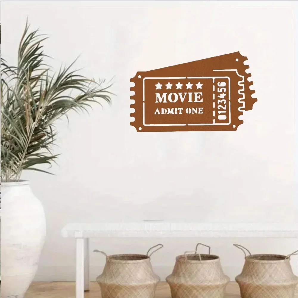 Elegant Metal Movie Reel Wall Decoration – Sophisticate Your Movie Theater and Home Cinema. Graceful Decor