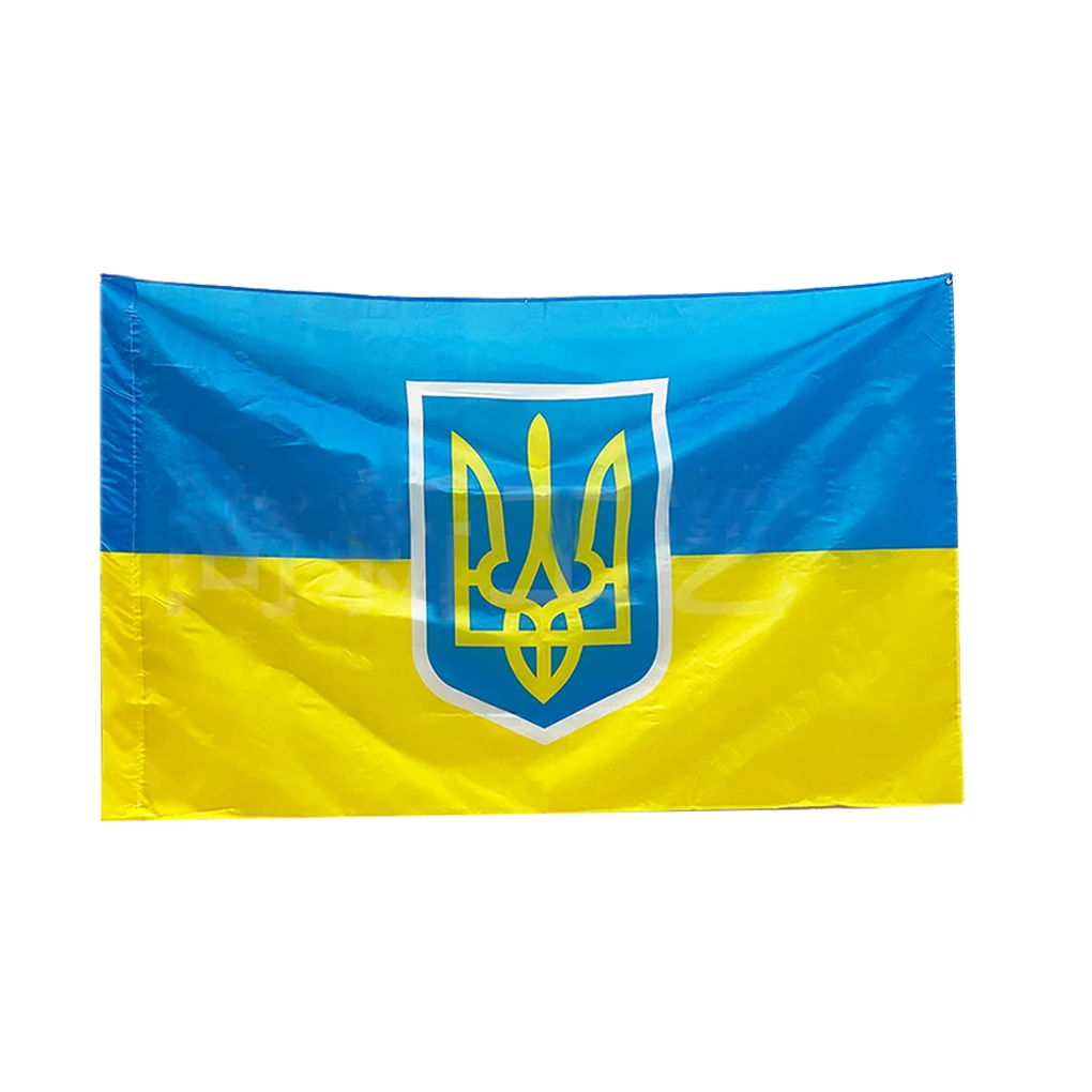 Ukrainian presidential flag 90*150cm The Ukraine banner Home Decoration Ukraine flag