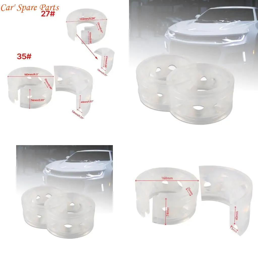 

Y4UA Absorbers Spring Bumper, Pack of 2 Universal White Car Shock Absorbers ToolHolder, Spring Compressors, Rubber Buffer