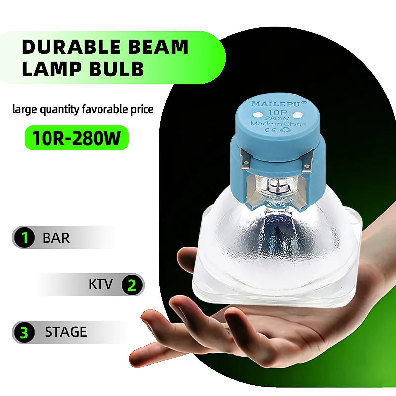 Original Mailepu MSD SIRIUS HRI 280W R10 Stage Lamp/Sharpy Lamp 10R Beam Lights Original Package New Stock