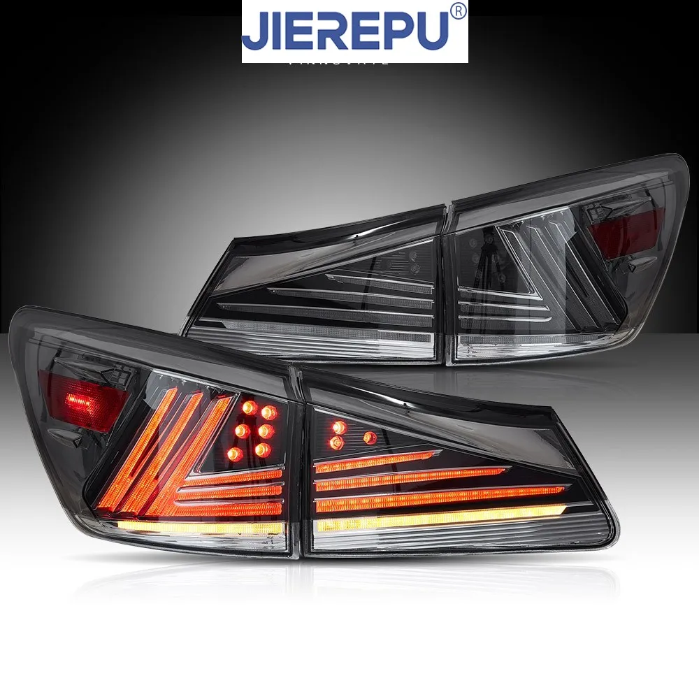 

2 шт. светодиодные задние фонари в сборе дымчатые для Lexus IS250 IS350 ISF 2006-2013 задние фонари анимация авто фары аксессуары