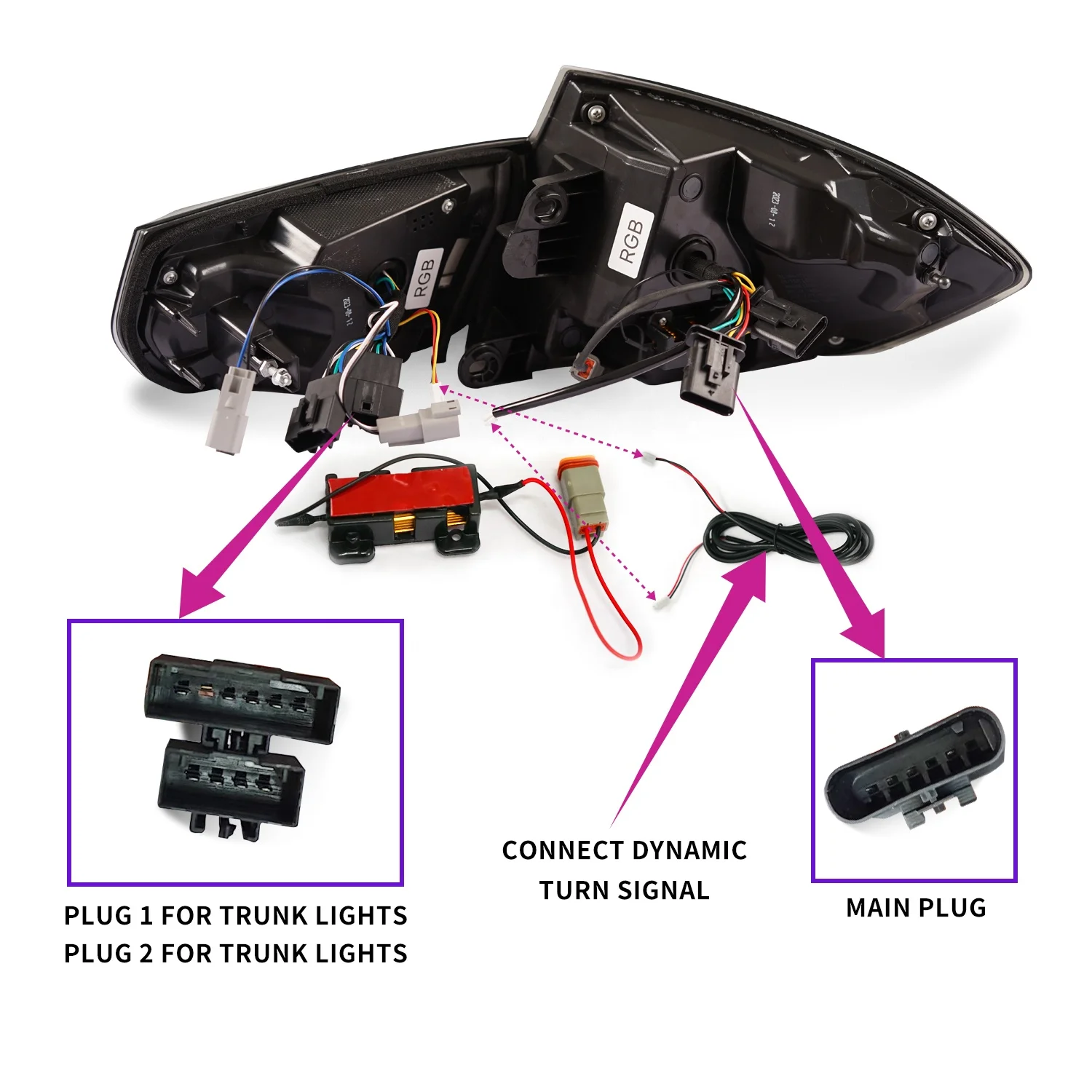 2026 2026 Archaic Modify Taillights for BMW F30 F35 F80 320i 335i 328i M3 RGB Tail Light with Sequential F30 LED Tail Lights 201